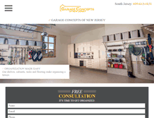 Tablet Screenshot of garagestoragesouthjersey.com